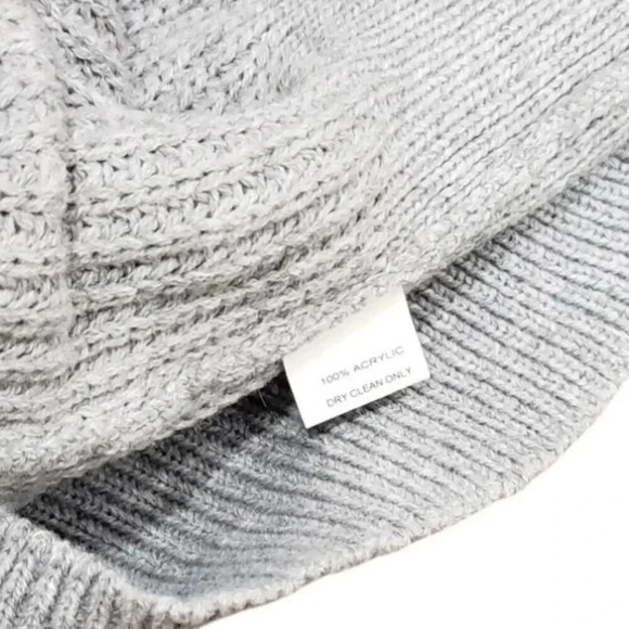 Hayden Los Angeles Gray Off Shoulder Cardigan Sweater M - Picture 4 of 4